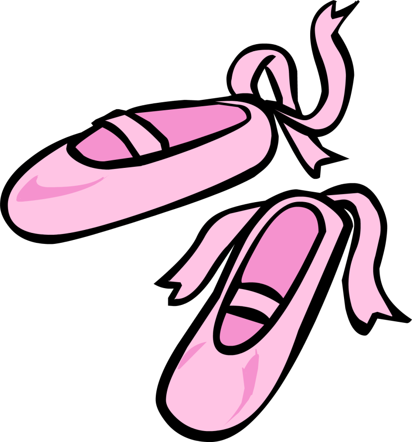 Ballet Shoe Clip Art - Tumundografico