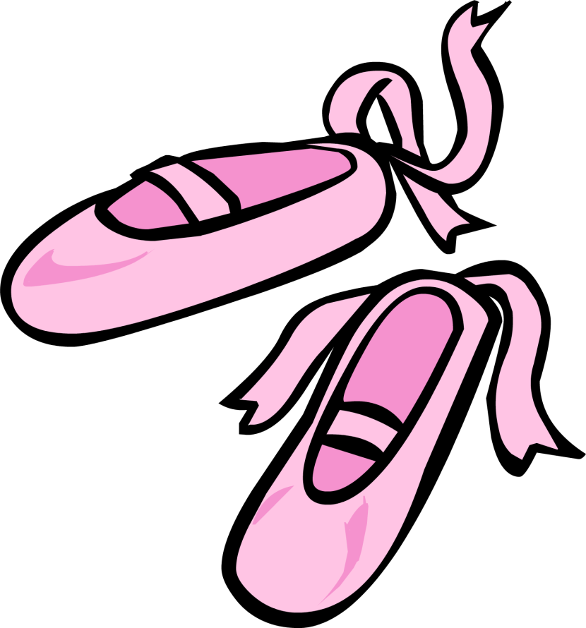 Ballet Shoes Clip Art - Tumundografico