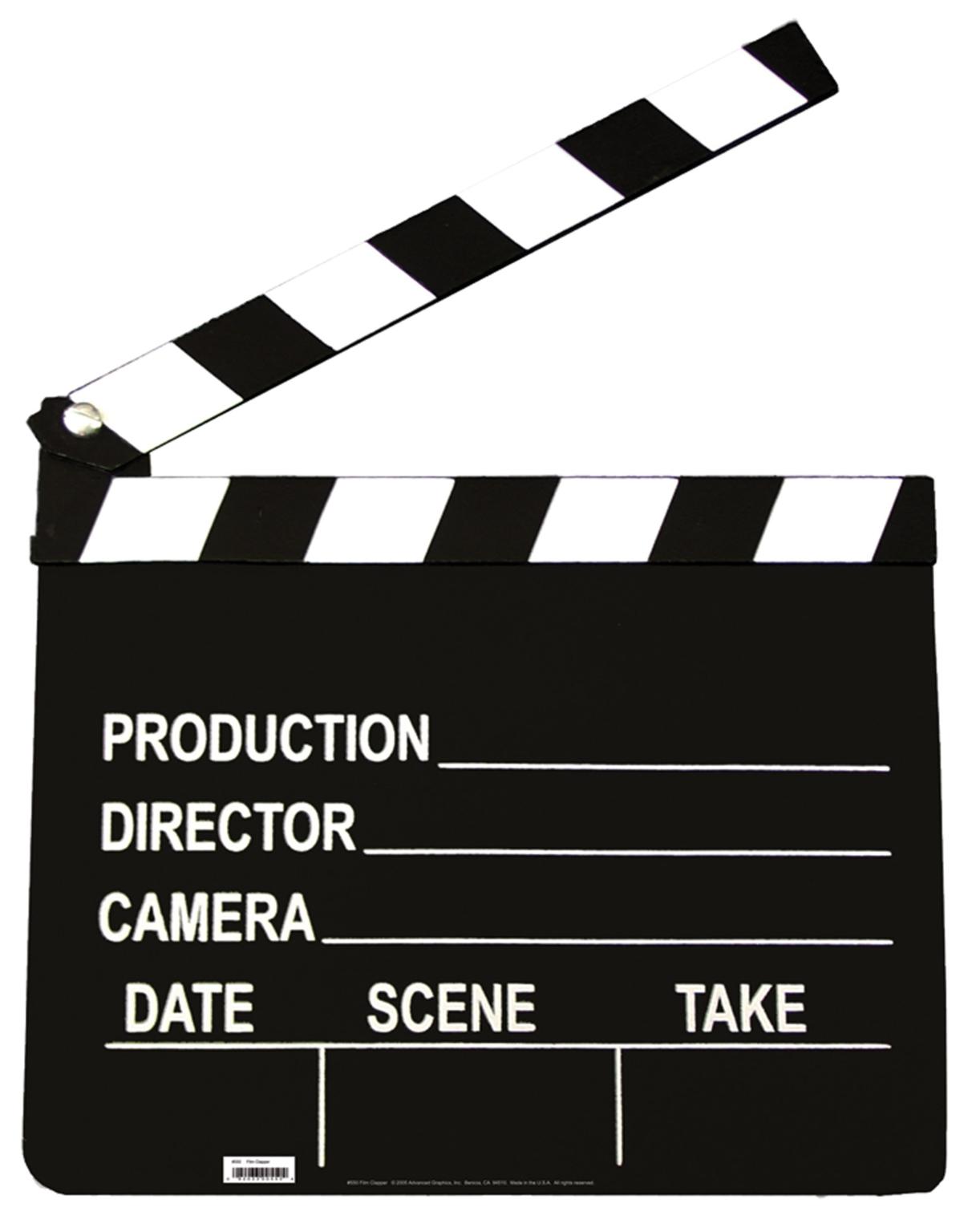 Images For > Movie Clapper Clip Art