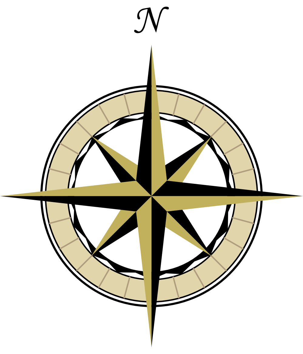 The Compass Rose - ClipArt Best