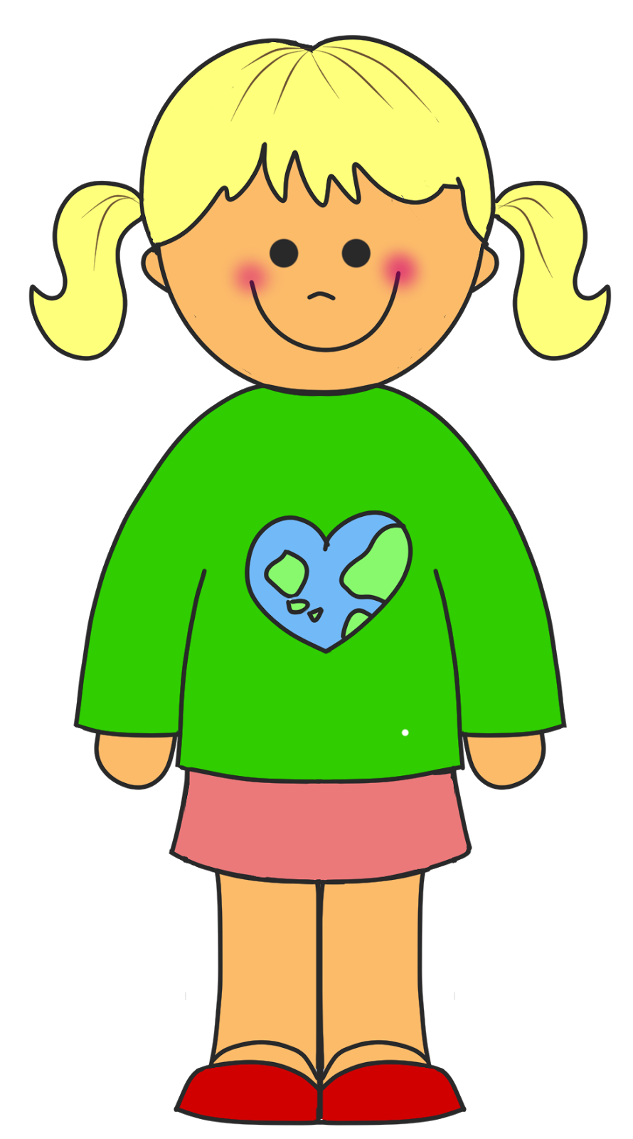 cute girl clip art free - photo #40