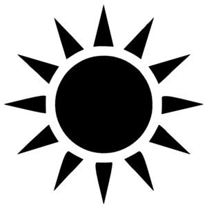 Black Sun clip art - Polyvore