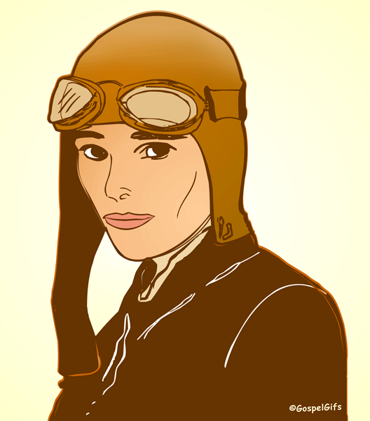 Amelia Earhart Clipart