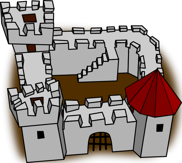 Inside Medieval Castles Clipart