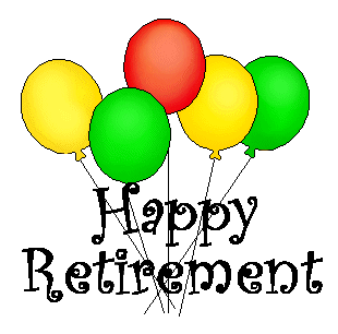 Clip art retirement celebration