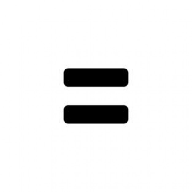 Equality symbol - icon - Signs | Pixempire