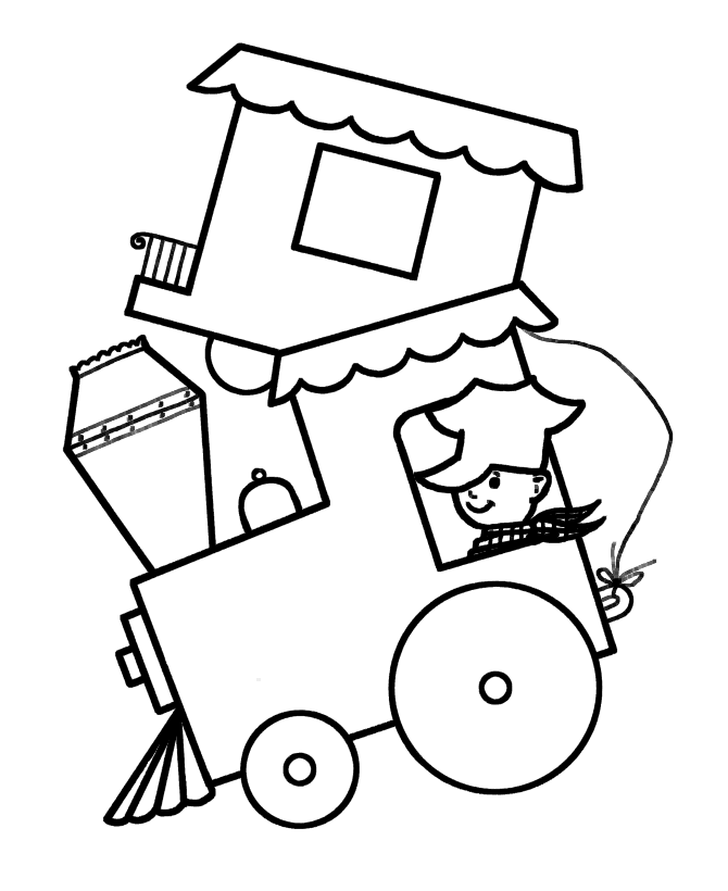 Toy Train Coloring Pages - ClipArt Best