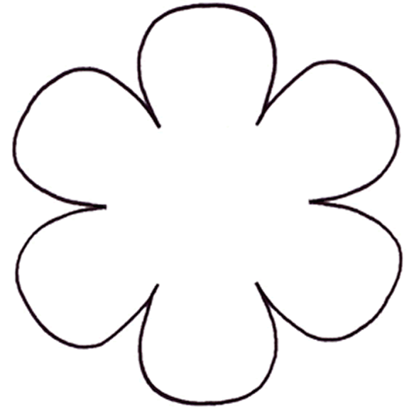Free Printable Flower Template Cut Out