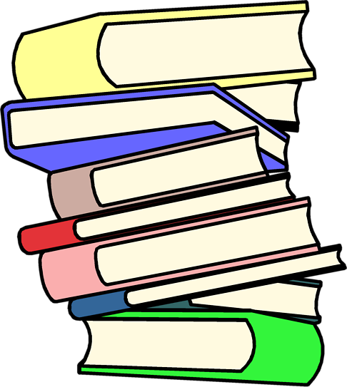 Tall Stack Of Books Clip Art - Cliparts and Others Art Inspiration