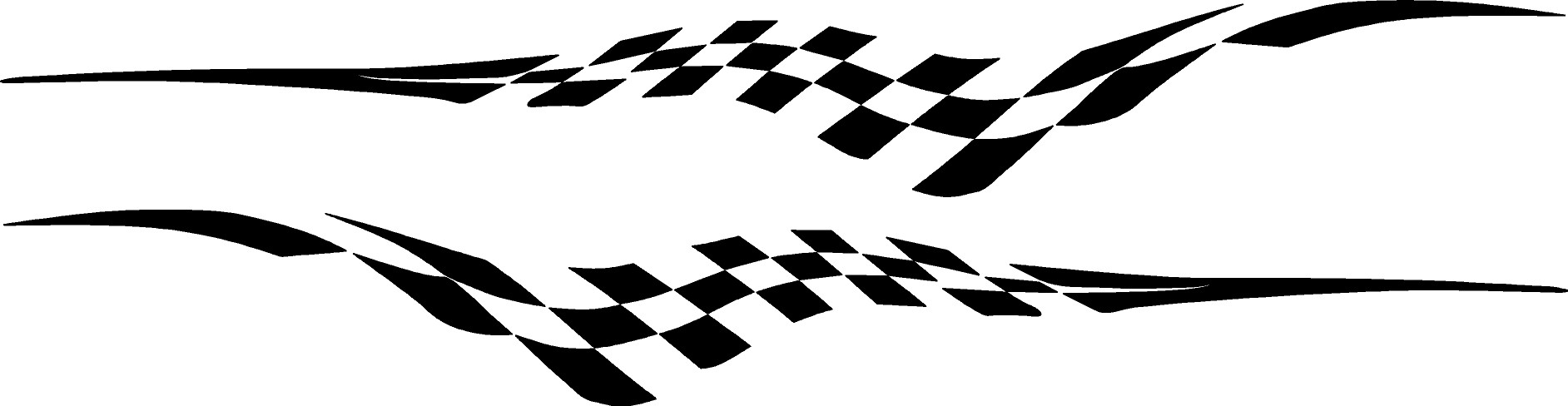 Race car vinyl graphics, Checkered racing auto graphics Xtreme. 