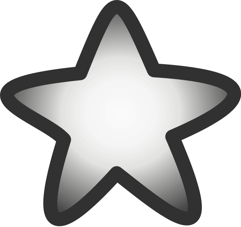 Silver Star Clipart - ClipArt Best