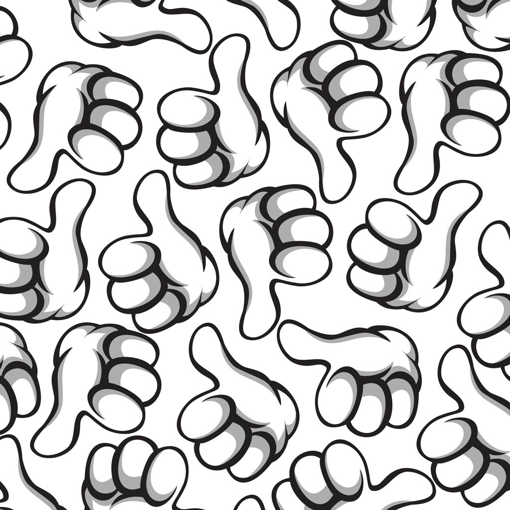 Thumbs Up Pattern Vector Art & Graphics | freevector.com