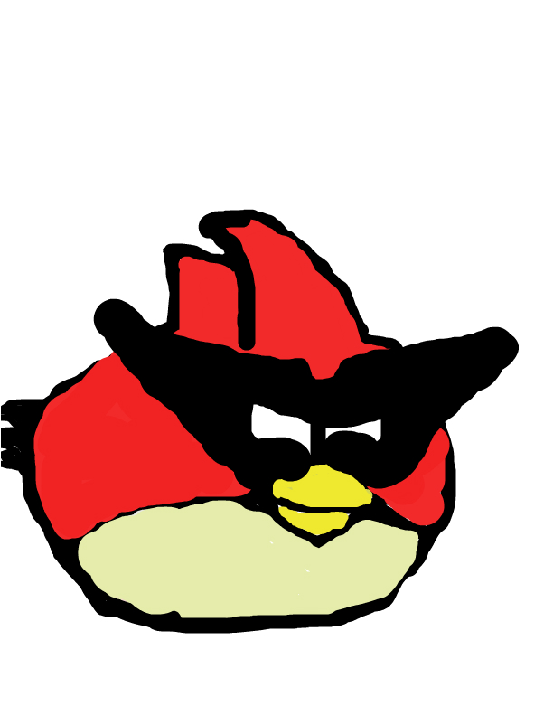 Angry Birds Space Red Bird Drawing