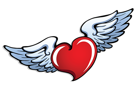 Heart With Angel Wings - ClipArt Best