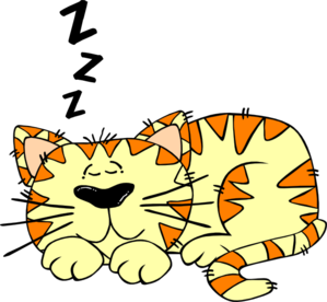 Sleep Cat clip art - vector clip art online, royalty free & public ...