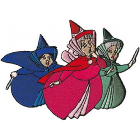 Walt Disney's Sleeping Beauty Fairy Godmothers Patch