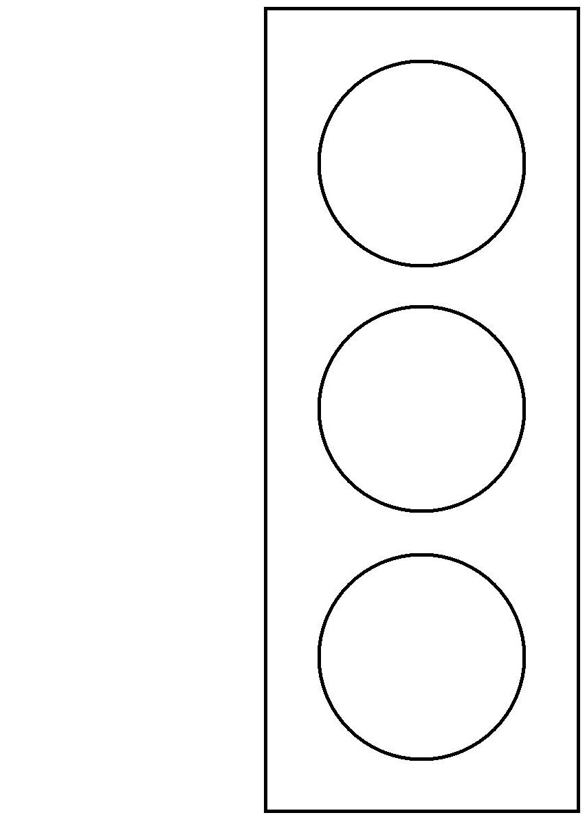 red traffic light Colouring Pages