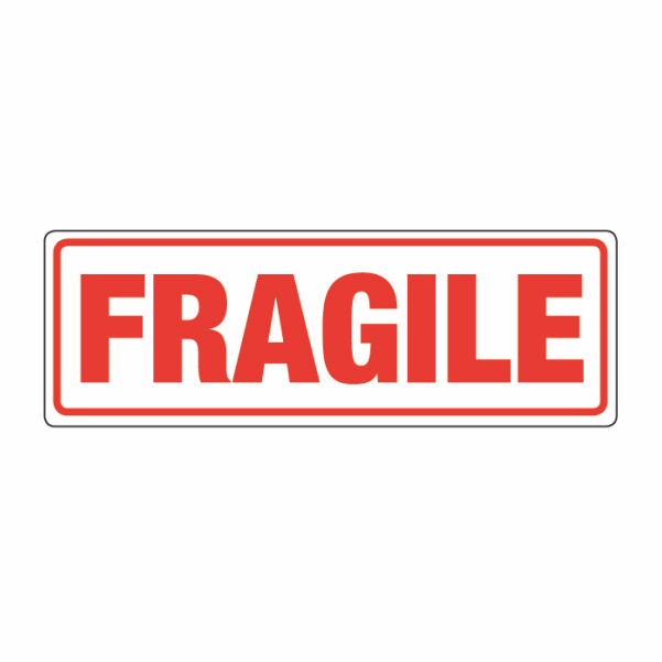 Fragile labels 500 per roll signs