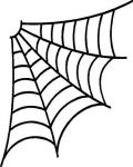 Spider Web Corner Sticker - Car Stickers