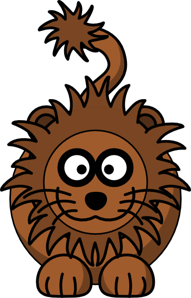 Animated lion clipart