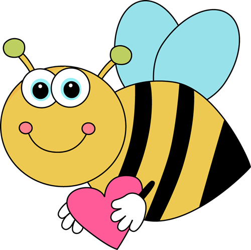 Bee Flying Clipart