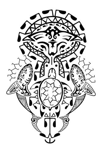 Samoan tattoo, Design and Tatoo