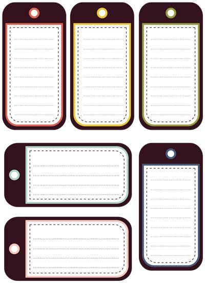 Luggage Tags Template ClipArt Best