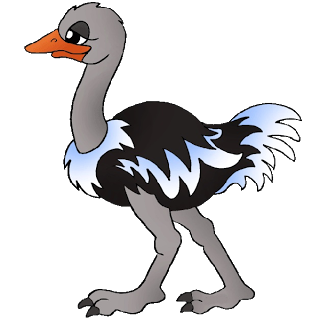 Ostrich - Cartoon Animal Images