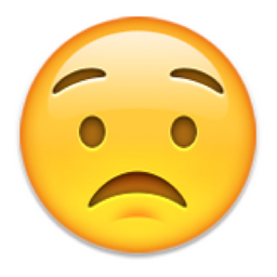 ð??? Worried Face Emoji (U+1F61F)