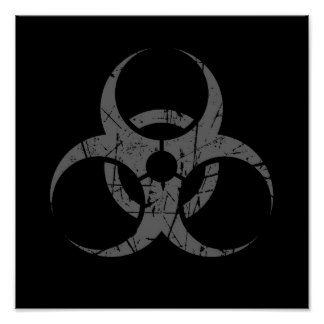 Biohazard Symbol Posters | Zazzle