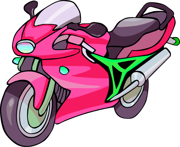 Motorcycle Man cartoon - Vergilis Clipart