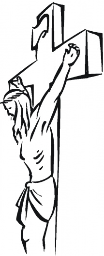 Christ on the cross coloring page | Super Coloring