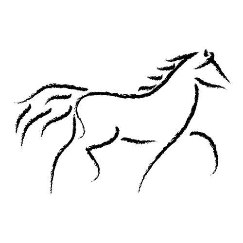 Free horse clipart black and white - ClipartFox