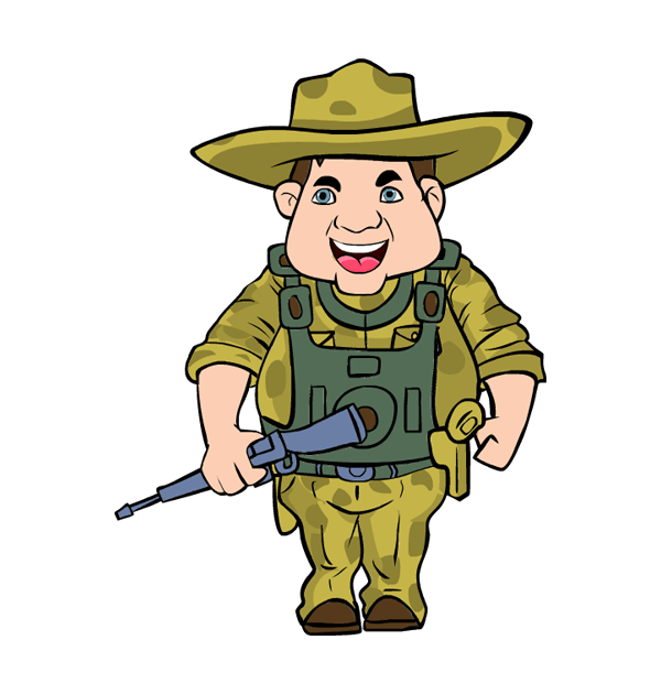 veterans day soldier clipart