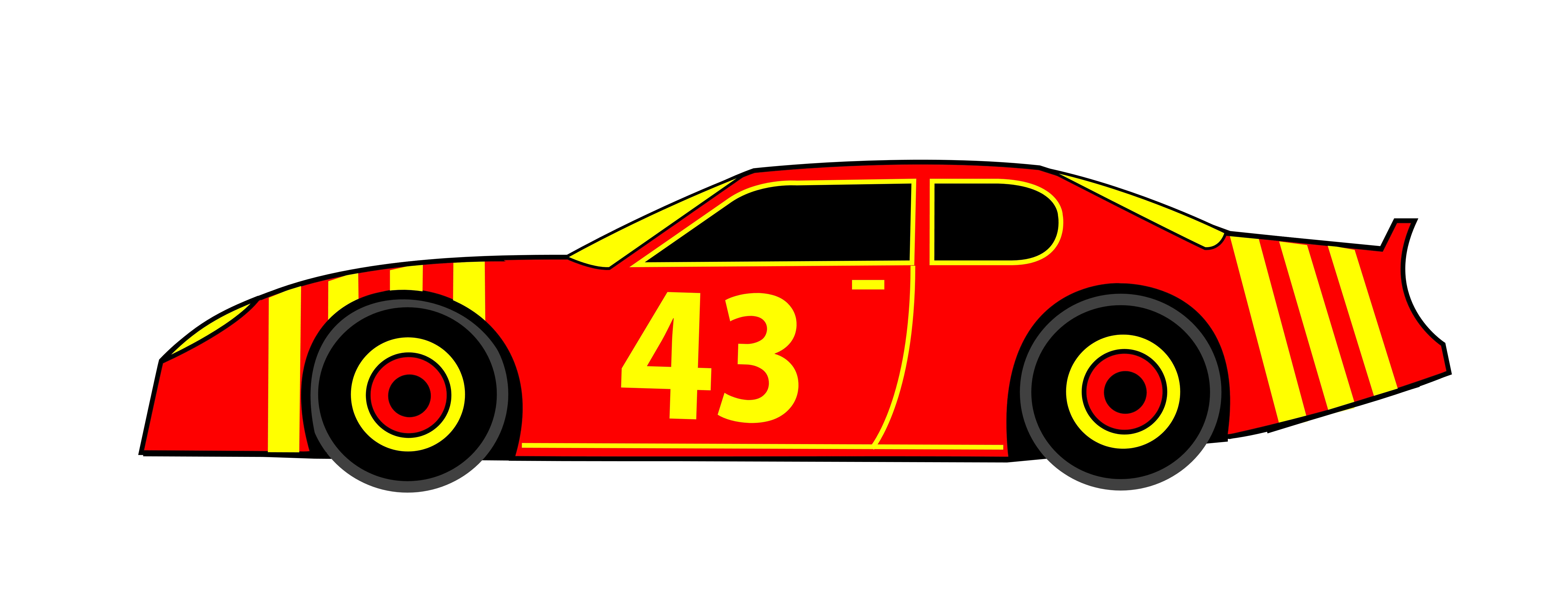 Clipart nascar race car