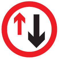 Rectangle road signs test - Highway Code Tests