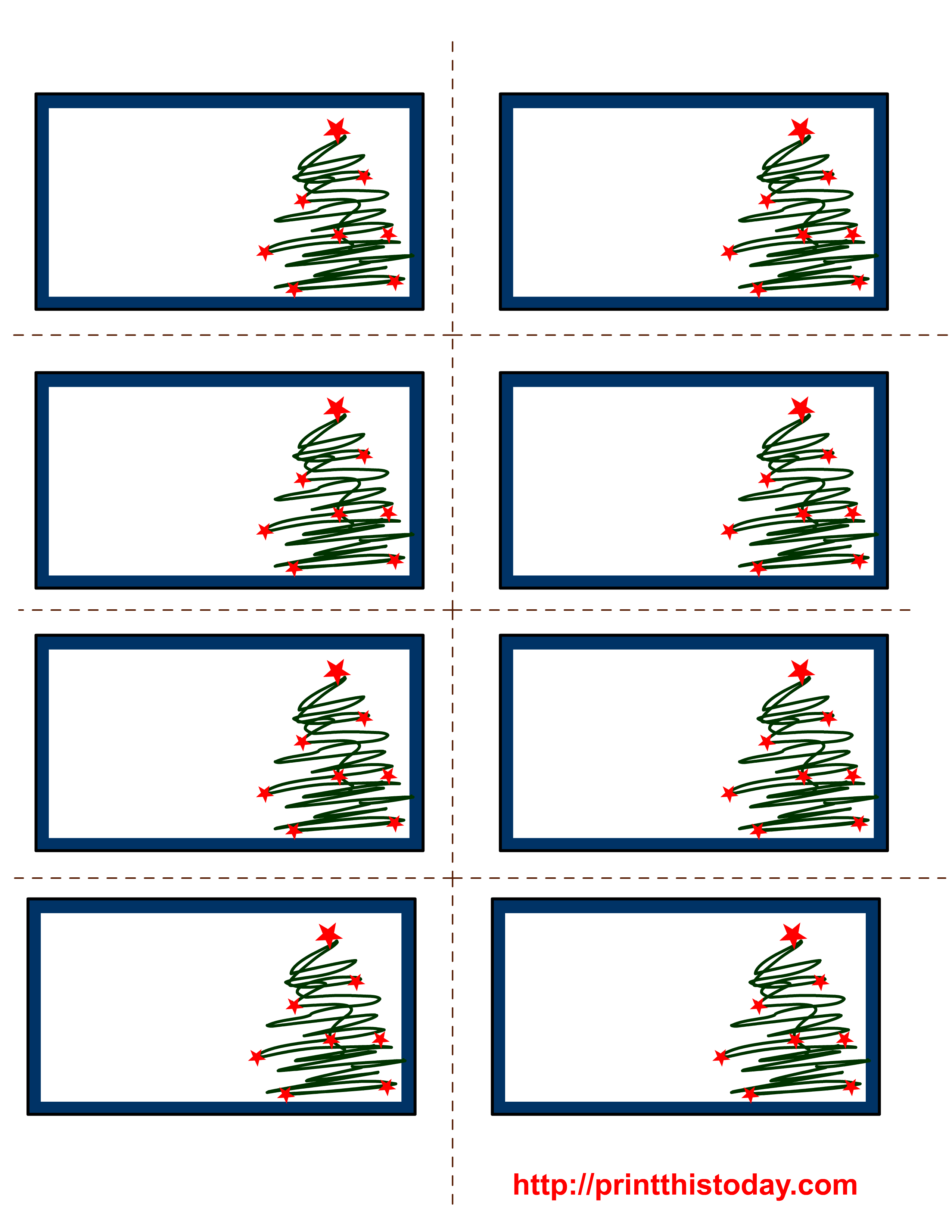 Best Photos of Free Printable Christmas Tags Templates - Free ...