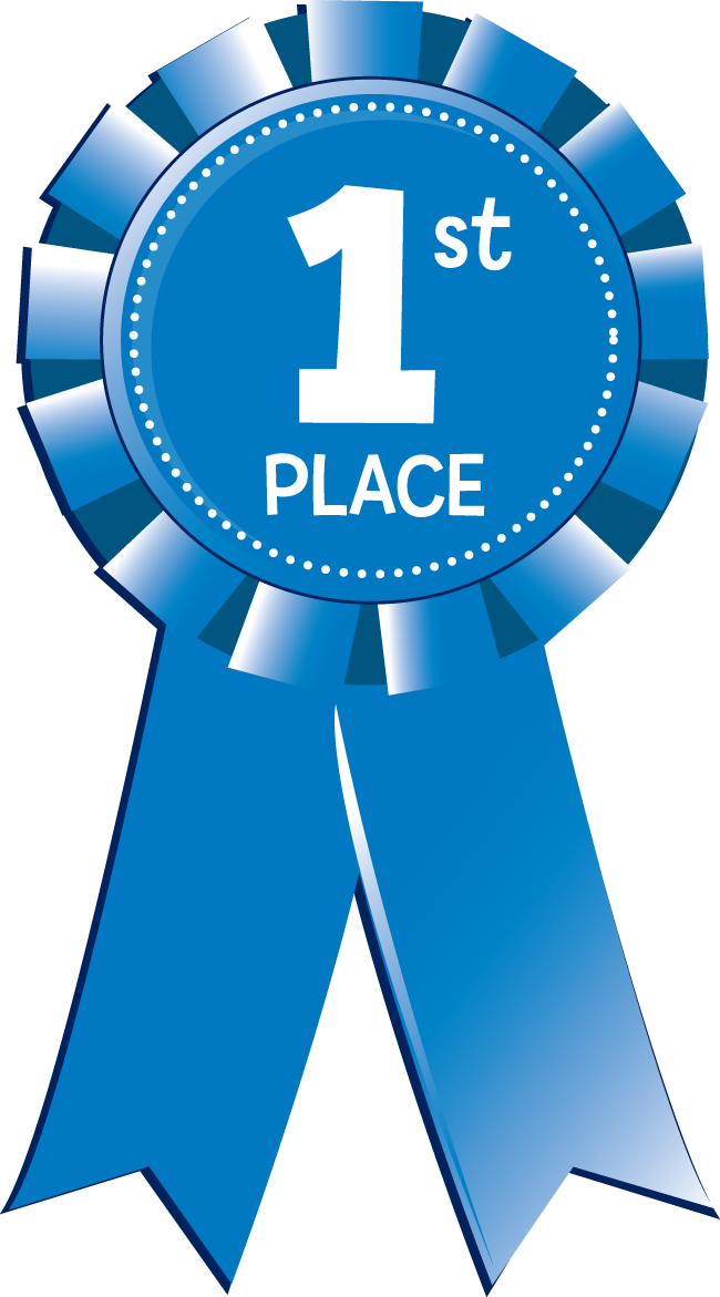 Free clipart blue ribbon award