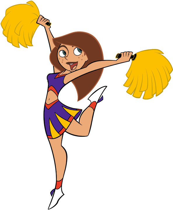 Pictures Of Cartoon Cheerleaders