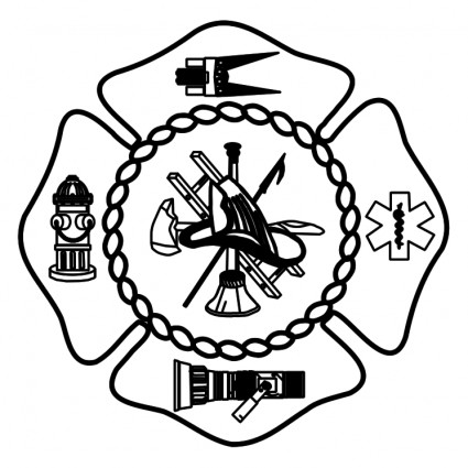 Firefighter Badge Clipart