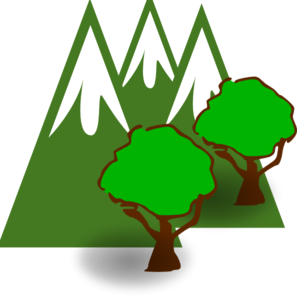 Mountain Forest Clip Art - vector clip art online ...