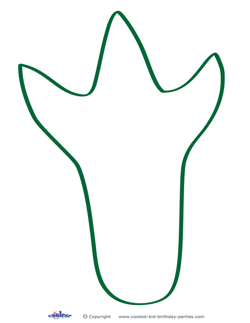 Dinosaur Outline Template