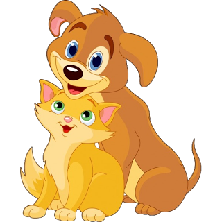 Cats And Dogs - Cartoon Picture Images