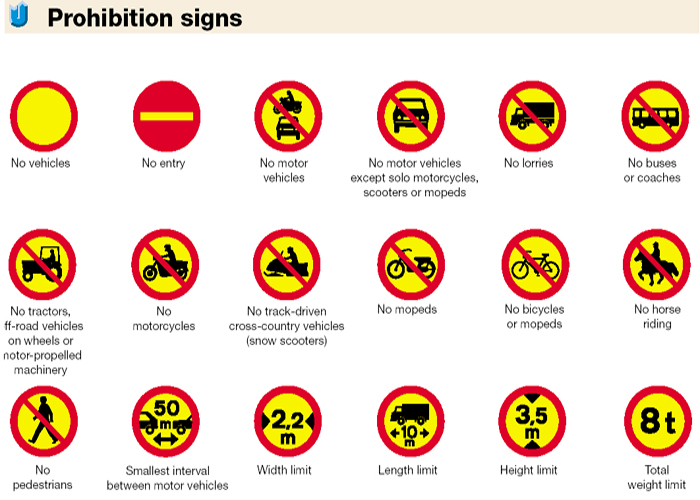 Icelandic road markings and traffic signs - Arctic car rental in ...