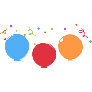 Confetti And Balloons Clipart - ClipArt Best