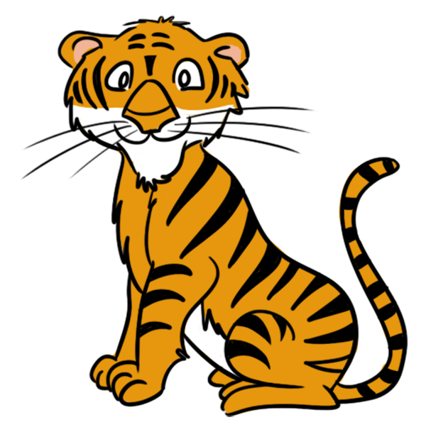 Animated Tiger Free Clipart