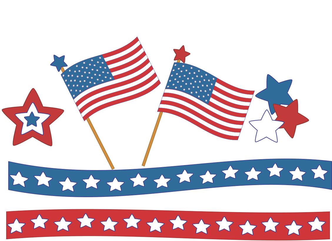 Fourth Of July Clip Art - Tumundografico