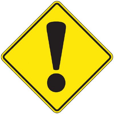 Reflective Warning Signs - Danger (Symbol), Road Signs | Seton