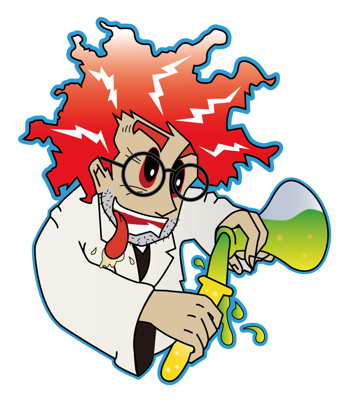 Mad scientists clipart