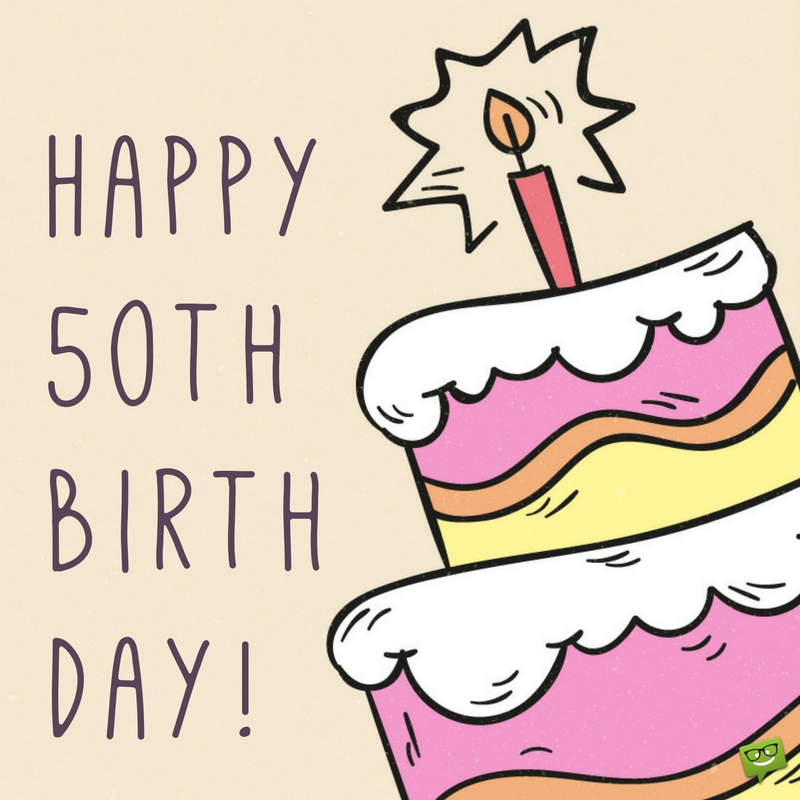 Happy 50th Birthday Wishes Clipart Best